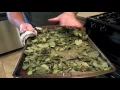 Drying and Storing Basil