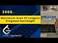 Maximum Area of Longest Diagonal Rectangle Leetcode 3000 Easy Codemintt