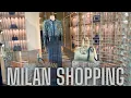 Milano Windows Luxury Shopping in Milan Italy Via Montenapoleone Fashion District