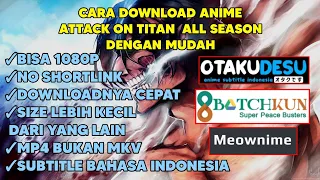 cara nonton u0026 download anime attack on titan semua season