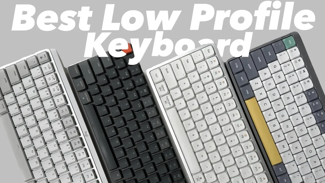 Outline Video Logitech MX Mechanical Mini vs. Keychron K3 vs. Lofree Flow vs. Nuphy Air75