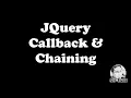 JQUERY Callback and Chaining - by Sir Eudz
