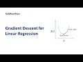 7 1 3 Gradient Descent for Linear Regression