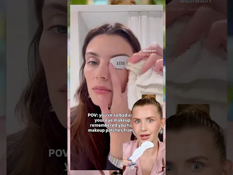 Девушка Приклеила Макияж!
