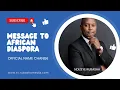 MESSAGE TO AFRICAN DIASPORA NAME CHANGE NDIZEYE RUBASHA