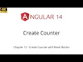 Ch 12 - Create Counter in Angular 14 13 12 11 10 with Reset Button Example Angular Counter
