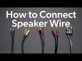 How to use banana plugs and other speaker wire connectors Crutchfield