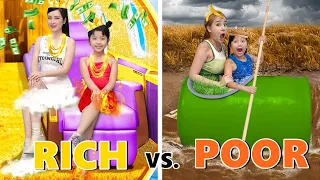 I Tried Rich Mom's Magic vs. Poor Mom's Hacks!