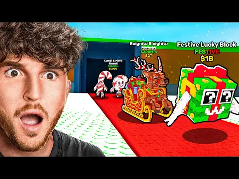 Video Thumbnail: New NORTH POLE UPDATE + Festive Lucky Blocks!