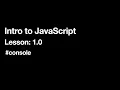 Intro to JavaScript 1 0 2024 Edition