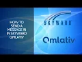 How to Send a Message in Skyward Qmlativ