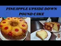 Pineapple Upside Down Pound Cake