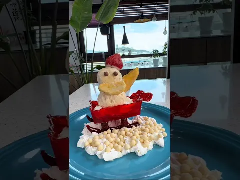 동결건조 망고 머플러 휘날리며 요거트 눈길을 달리는 눈사람 파삭 ⛄️ @anunu  #청담언니 #요리하는메이크업아티스트