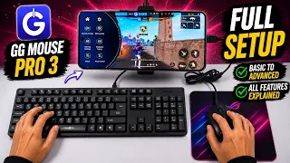 "Is ₹599 Combo Se GG Mouse Pro 3 Setup Kiya | Free Fire Keyboard Mouse Guide"