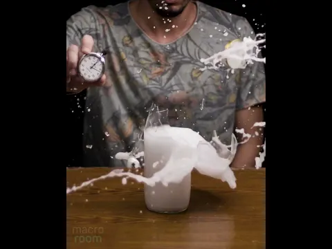 Milk splash inspired by TENET ⏱️