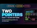 Two Pointers Explained Visually FAST SLOW One of the Most Important LeetCode Patterns