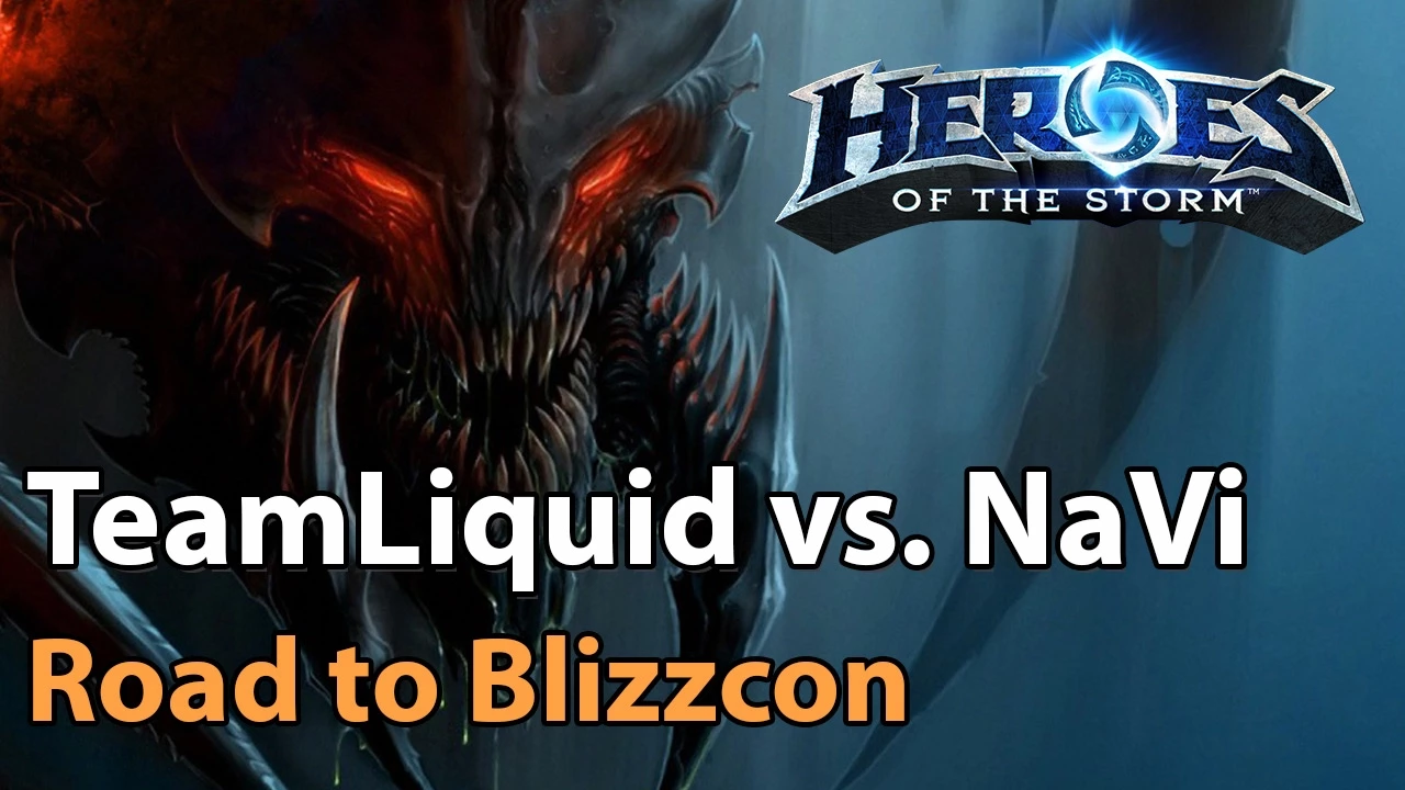 ► Heroes of the Storm Pro Gameplay: NaVi vs. TeamLiquid - Road to Blizzcon