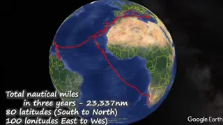 #168m 23,337nm Trip Overview | Sailing Sisu Leopard 45 Catamaran Circumnavigating