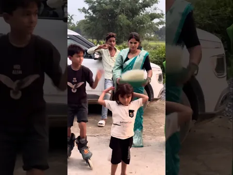 Chawal ke trend ke sath skating kiya 😁