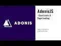 AdonisJS Tutorial - Apply Constraints to Lucid Relationships 2018