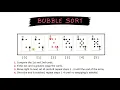 Bubble Sort Algorithm by Hand with playing cards