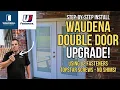 The BEST Way to Install Exterior Double Doors Waudena U2 Fasteners