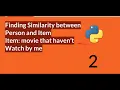 User based Collaborative filtering Python Part A