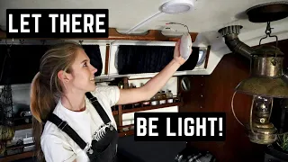 Replacing the Lights in our Catalina 30 Sailboat Tiny Home // Winter Boat Life Projects