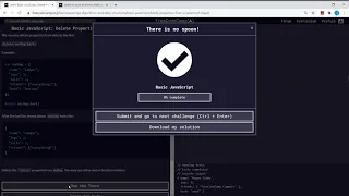Basic Javascript Delete Properties from a JavaScript Object freeCodeCamp