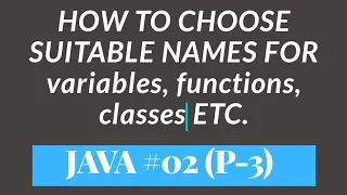Java Identifiers in Hindi Part-3