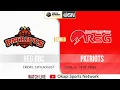PATRIOTS vs REG BBC - GAME 5 Cheetah Energy RBL Men s Playoffs