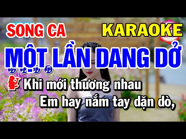 Karaoke Một Lần Dang Dở Song Ca Nhạc Sống Song Ca Dễ Hát | Mai Thảo Organ