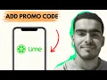 How to Add a Promo Code in Lime App 2026 - Redeem Discounts Credits