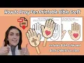 How to Pray Fan Craft for Kids Sunday School Bible Lesson Teach Me to Pray 5 Finger Prayer Hand