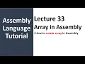 Array in Assembly Language Source Index Register in Array Dup in Assembly Language - 33