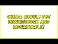 Where should put RewriteCond and RewriteRule 2 Solutions