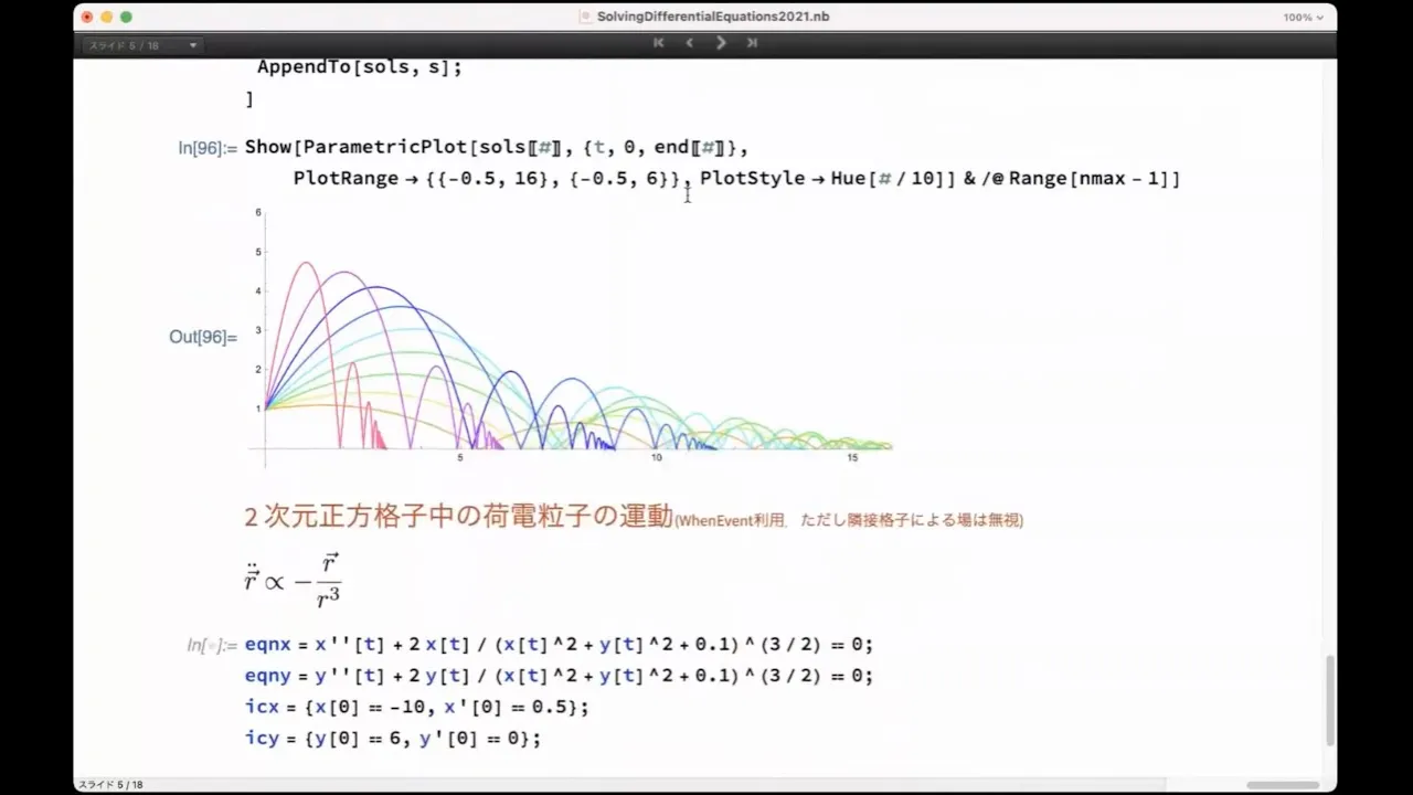 Mathematicaで微分方程式を解こう！ 基本のき