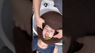 فتاة بقص ة شعر غريبة والحل اق ي بدع في التعديل 