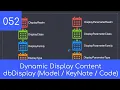 052 - Display Content dbDisplay