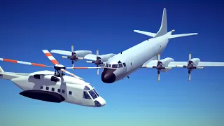 Airplane Crashes, Satisfying Destruction & Military Combat #12 | Besiege