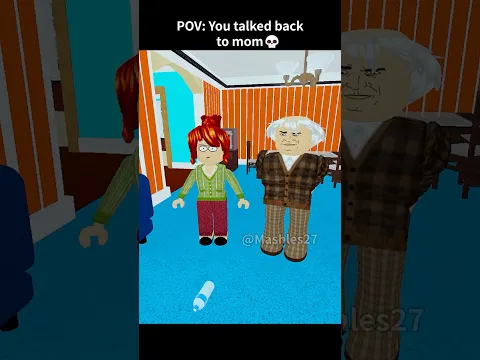 When you talked back to mom 😭 #roblox #shorts #robloxanimation #usa