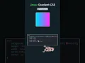 Linear Gradient using CSS