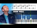 Download Lagu Coldplay - MOON MUSiC - Piano Tutorial with Sheet Music