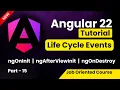 Angular 22 Tutorial for Beginners Component Life Cycle Events