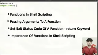 Functions in Shell Scripting passing arguments to functions return for function in shell script