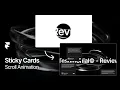 Sticky Testimonial Cards in Framer Scroll Animation