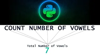 Python Program to Count Number of Vowels in Given Sentence-Python Program
