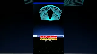 Crazy Animation using Python Turtle Graphics Wait till end VastCoding