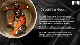 Aula NR 33  - Espaço Confinado