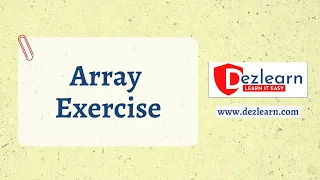 Session 4 Array Exercise - Reversing an Array Programing with Arrays Lists Sets Maps Series